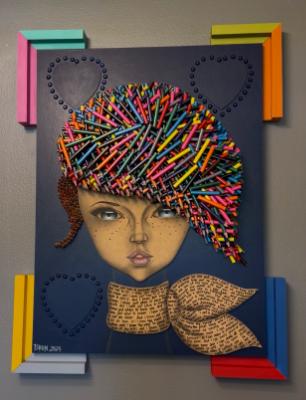 Corner of Love (21x27 inches) 