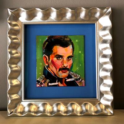 Miniature Freddy Mercury Painting Miniature Freddy Mercury Painting