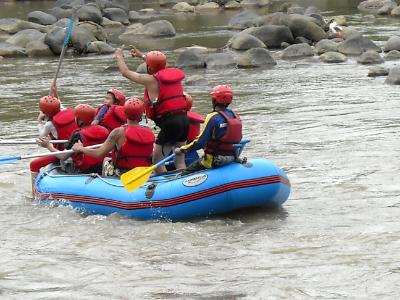 white water rafters