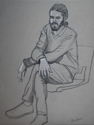 Jordan, Seated Jordan, Seated