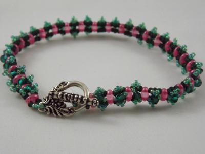 B-20 green & pink bracelet B-20 green & pink bracelet