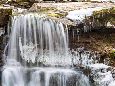 West Kill Falls Icy Closeup West Kill Falls Icy Closeup