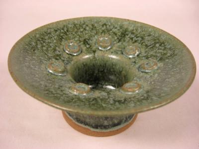 120702.AJ Flower Vase with Dimpled Beads Design 120702.AJ Flower Vase with Dimpled Beads Design