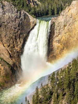 Lower Falls Rainbow Lower Falls Rainbow