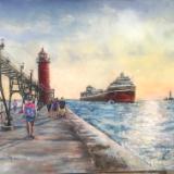 "Almost There"Grand Haven MI.-16x20 print110.00+20.00 ahipping