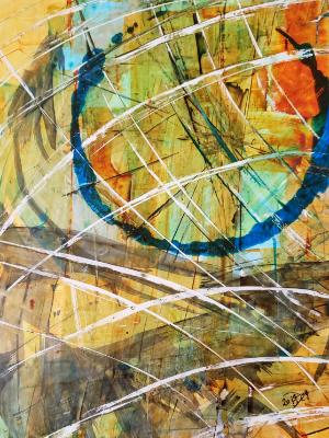 The slow unraveling of the blue circle. The slow unraveling of the blue circle.