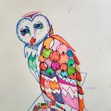 Animals in Abstract and Geometric Form (Sharpies)
