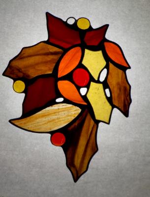 Autumn Leaves One of a Kind Sun Catcher Autumn Leaves One of a Kind Sun Catcher