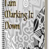 MARKING IT DOWN" Note Book