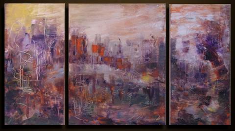 City in Purple Light
