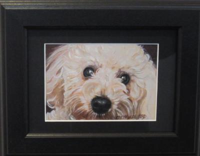 Puppy Dog Eyes (acrylic)