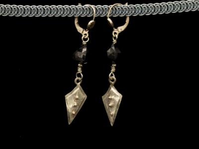 Sterling Darts with Black Spinel Sterling Darts with Black Spinel