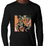 “Leopard Lilies” on men’s  t-shirt