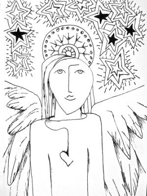 Angel with Stars Angel with Stars
