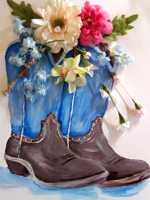 Cowgirls Love Flowers