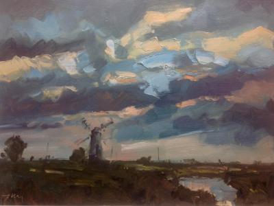 Evening light from the village of Thurne, Norfolk. Evening light from the village of Thurne, Norfolk.