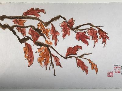 20x28" Oak Leaves (available) 20x28" Oak Leaves (available)