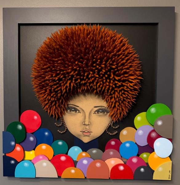 Bubble gum (27x27 inches)