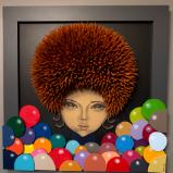 Bubble gum (27x27 inches)