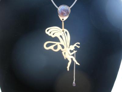 14-013 Bronze Fairy Necklace
