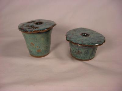 120424.FH Two-Piece Flower Vases with Multiple Glazes 120424.FH Two-Piece Flower Vases with Multiple Glazes