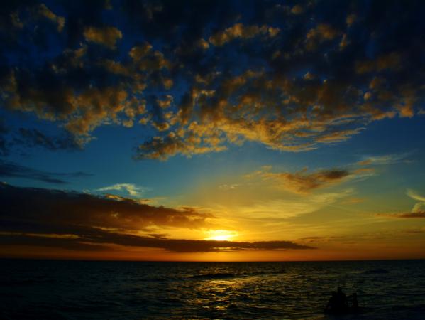 sunset.Florida.Gulf of Mexico.March 22, 2022. Manasota Key