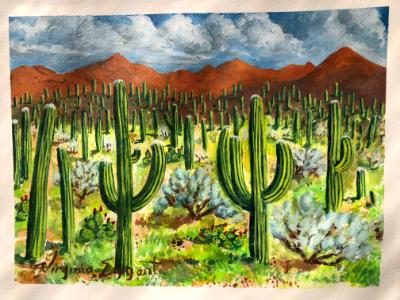 Arizona Saguaro Cactuses