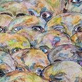 They gathering for an hour of silence. 