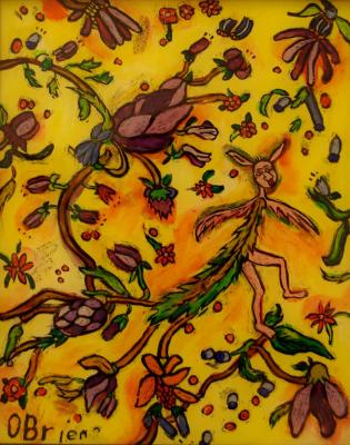 Indienne Flowers with Leaf Man Indienne Flowers with Leaf Man