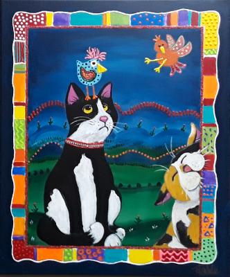A Tail of Two Kitties SOLD A Tail of Two Kitties SOLD