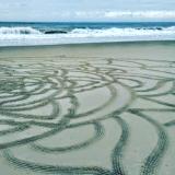 large scale sand mandala