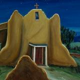 Dusk at Picuris Mission