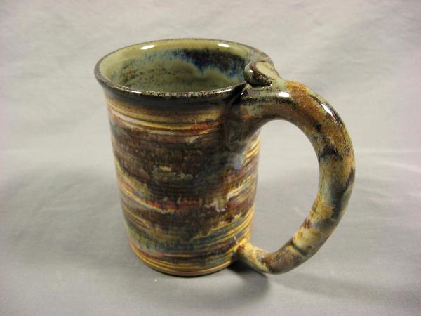111025.K Mug with Crazy Glazes