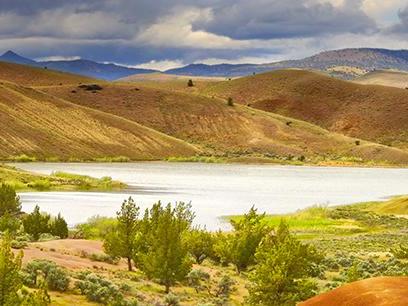 Storming Sky Drama above Painted Hills Pond
