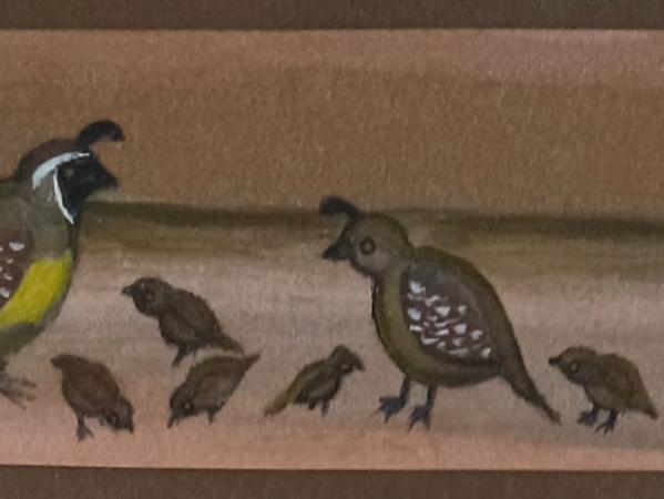 Quail Family - Brown