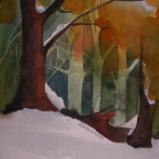 Winter Meadow (watercolor)