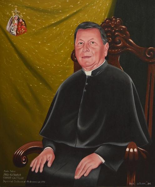 Oil portrait of Father JOSE CONDE, 50cm x 60cm, 2016