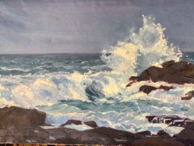 Stormy Sea 24x36"oil Stormy Sea 24x36"oil