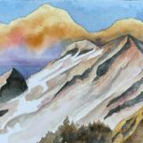 Mammoth Mountain, Sunset (sold)