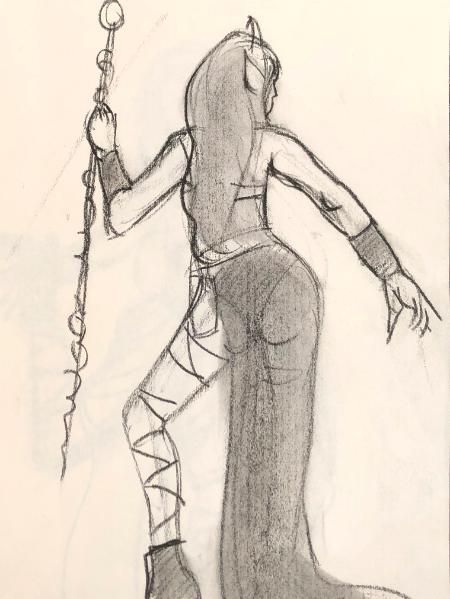 Dark Elf, Rear View