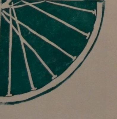 Rollin' (Green) 1/4 bike wheel image for all Freewheelin' collages Rollin' (Green) 1/4 bike wheel image for all Freewheelin' collages