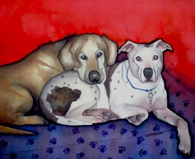 Best Friends (watercolor) Best Friends (watercolor)