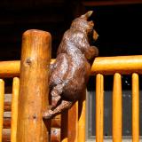 Railing bear back