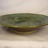 111119.D Large Serving Bowl with Inlaid Design