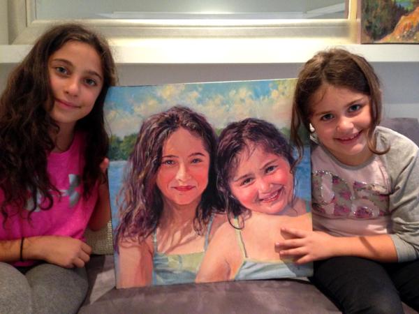 Happy Sisters and The Painting