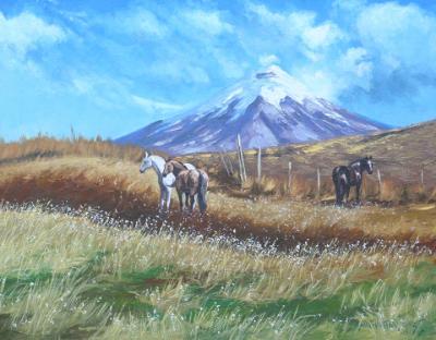 Herd of horses, 60cm x 40cm, 2014 Herd of horses, 60cm x 40cm, 2014