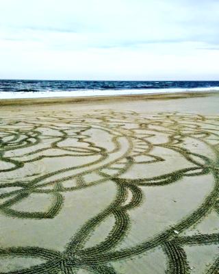 Large scale sand mandala 