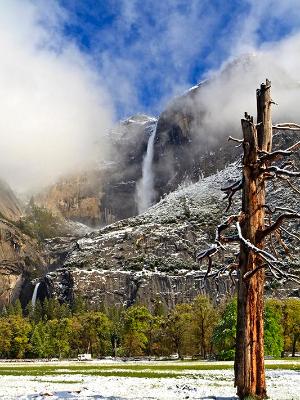 Cook's Meadow Snow & Yosemite Falls Cook's Meadow Snow & Yosemite Falls