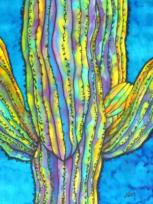 Saguaro on Silk Saguaro on Silk