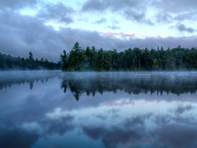 Foggy Morning on Seventh Lake Foggy Morning on Seventh Lake